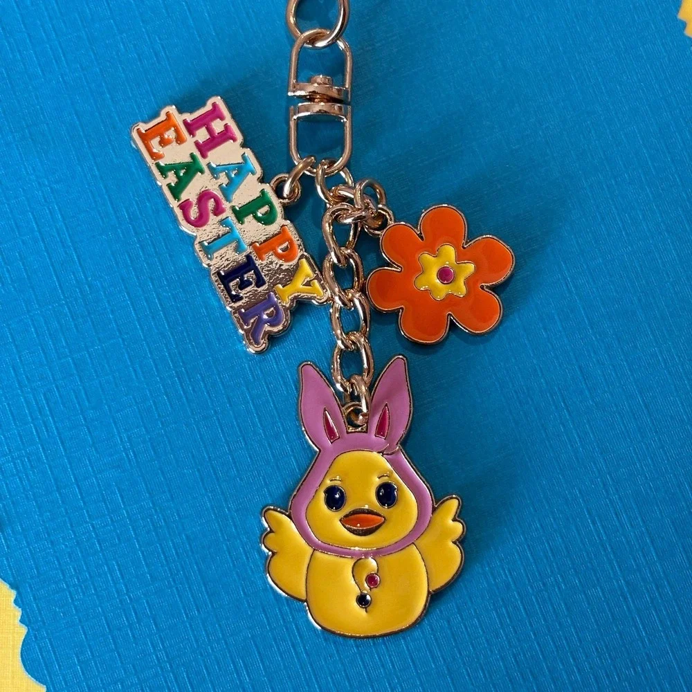 Happy‎ Easter Purse Charm Keychain Handbag Accessory